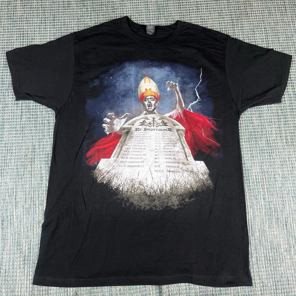 Ghost Music Band Men's sz L Re-Imperatour North America 2023 Concert Tour‎ Shirt